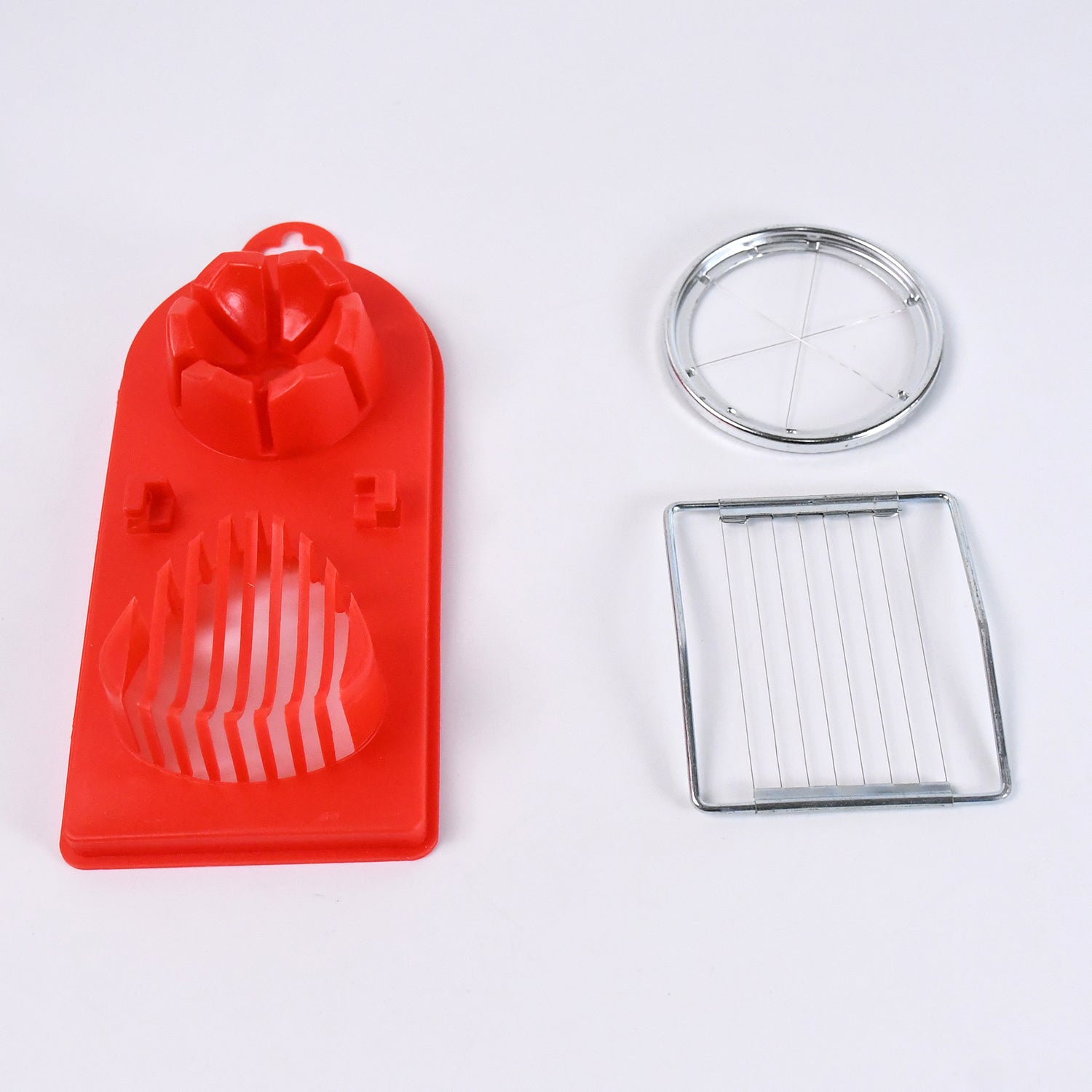 2 In 1 Egg Slicer, Egg Cutter For Hard Boiled Eggs (1 Pc)