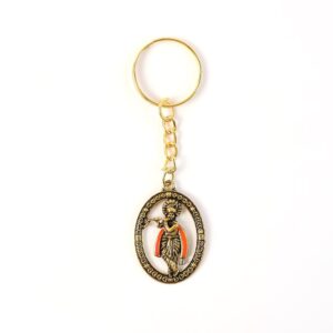 Metal Traditional Decorative Lord Krishna Keychain (1 Pc)