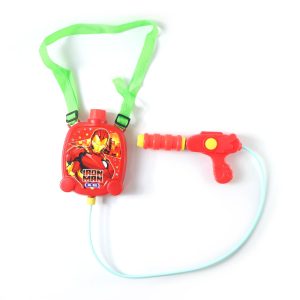 Kids Backpack Style Water Gun with Tank and Pipe Set, Pichkari (1 Set)