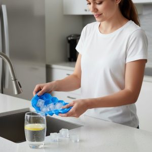 Premium Flexible Silicone Diamond Ice Cube Tray (1 Pc)