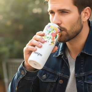 Pexpo Crypto Art Hot & Cold Vacuum Insulated Stainless Steel Water Bottle 500 ML