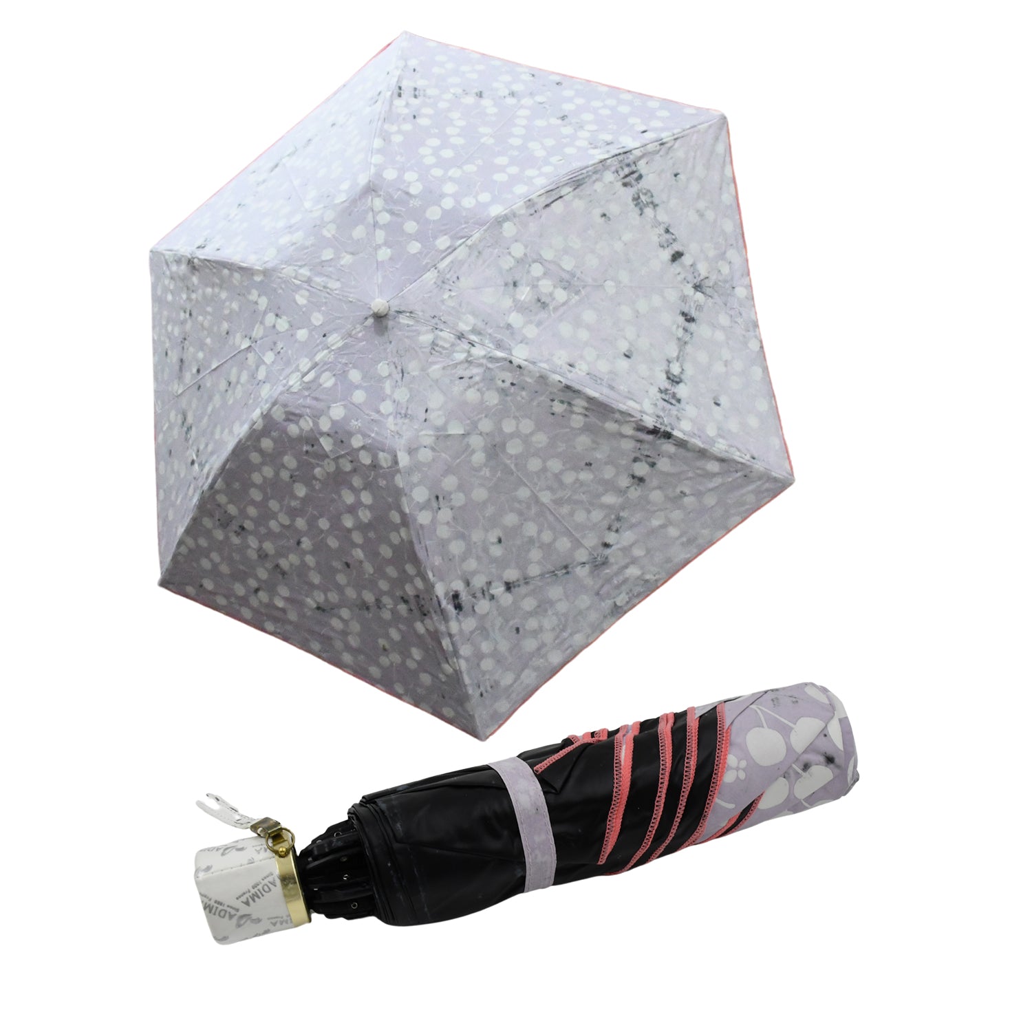 2 Fold Sun Protective Solid Foldable Outdoor Umbrella