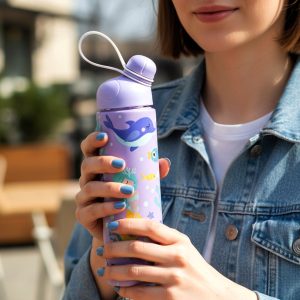 Pexpo Pico Art Printed Hot & Cold Insulated Stainless Steel Water Bottle 500 ML