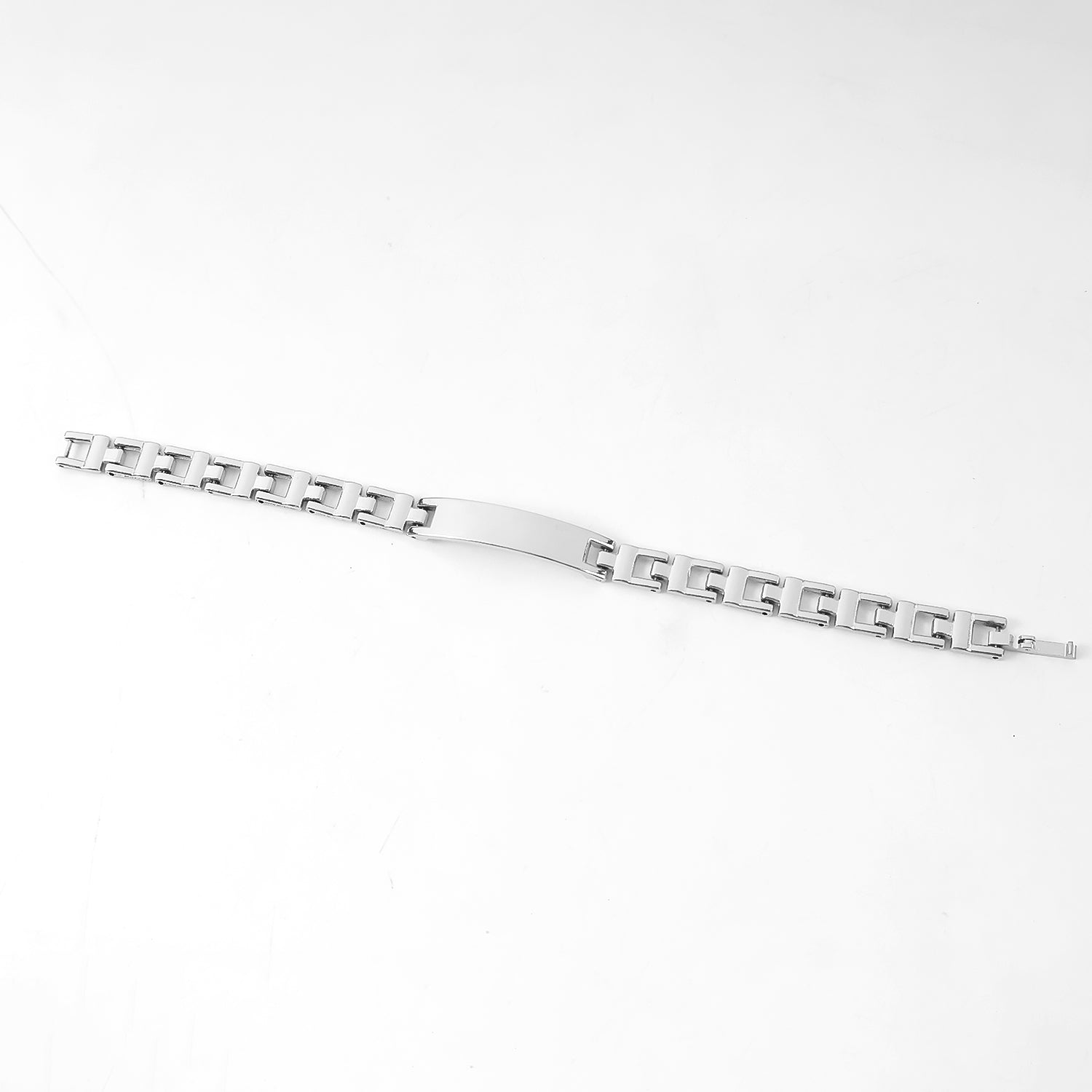 Customized Silver Link Bracelet (1 Pc)