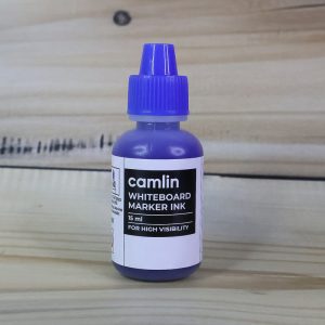 Camlin Whiteboard Marker Ink 15 ml – Blue Color Refill Ink for High Visibility