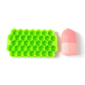 Face Icer Roller with Honeycomb Ice Tray (2 Pc )