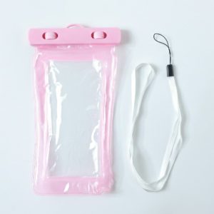 Pink Waterproof Phone Pouch Bag, Mobile cover (1 Pc)