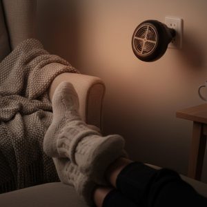 Portable Wall Outlet Electric Room Heater 900W (1 Pc, Mix Design Jari)