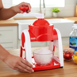 Manual Ice Snow Maker Machine (1 Set Red Color)
