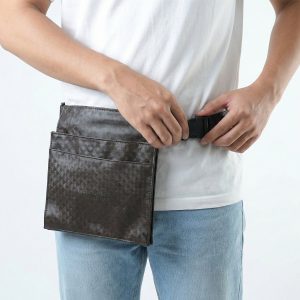 Men's & Women's Quilted Crossbody Sling Bag with Adjustable Strap (1 Pc)