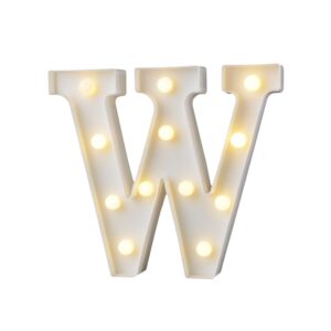 W Shaped LED Decorative Night Light (1 Pc)