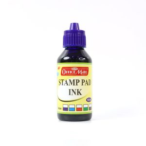 Officemate Stamp Pad Ink 100ml – Long-Lasting, Fade-Resistant, Premium Refill Ink