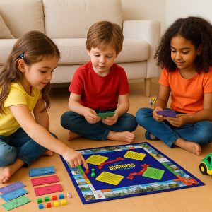 Business Board Game Property Trading, Buying, Selling & Mortgage Strategy Game