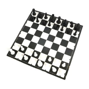Classic Chess Board Game Strategy & Intelligence Game with Black and White Pieces
