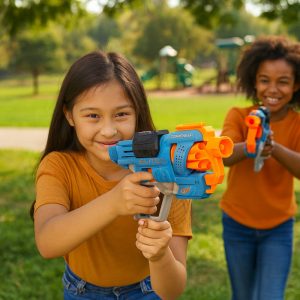 Nerf Elite 2.0 Commander Blaster High-Performance Foam Dart Gun with 12 Darts