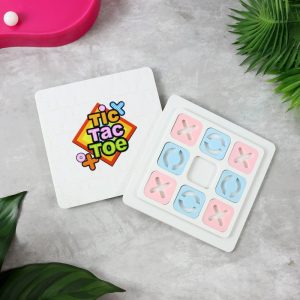 Tic Tac Toe Classic Strategy Board Game for Kids (1 Set)