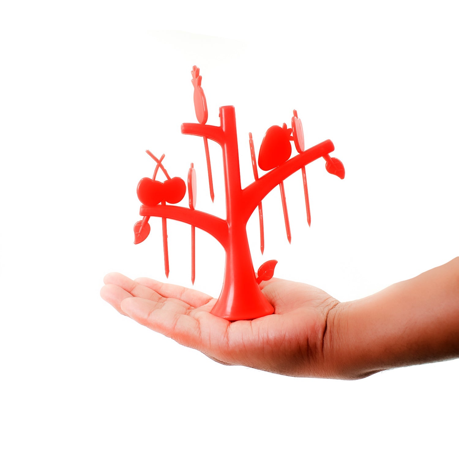 6 Pc Fruit Fork Set for Convenient Eating of Fruits and Vegetable Salads