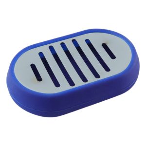 Plastic Soap Holder Tray with Drain Slots (1 Pc)