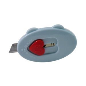 Mini Utility Cutter / Knife with Heart-Shaped Safety Lock (1 Pc)
