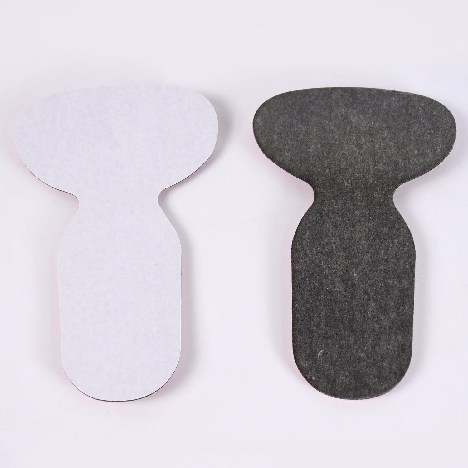 2 in 1 T Shaped Silicone Self Adhesive Shoe Heel Pads Insoles (1 Pair)