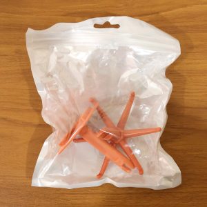 Orange 360° Rotating Wall Mounted Kitchen Utensils Hook Stand (1 Pc)