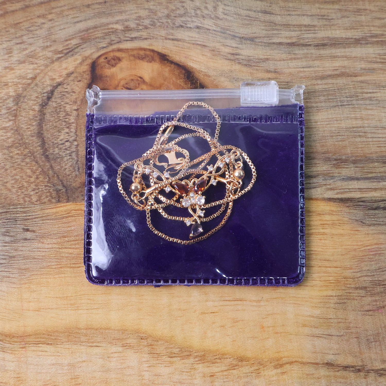 Elegant Butterfly Design Gold-Plated Pendant Necklace for Women