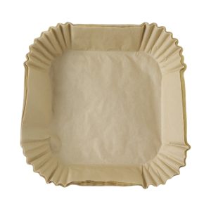 Square Disposable Paper Air Fryer Liners (50 Pc Pack, 160x45 mm)