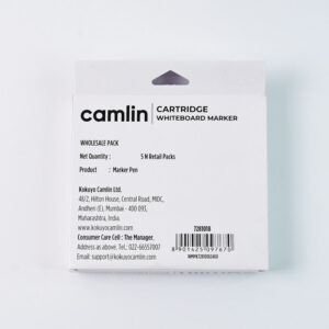 Camlin Cartridge Whiteboard Marker – Blue Refillable Long-Lasting Markers
