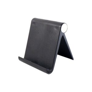 Plastic Foldable Desktop Mobile Stand (1 Pc / Black)