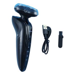 Rechargeable Electric Rotary Shaver Trimmer for Men (1 Set)