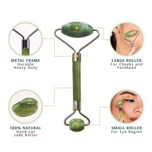 Facial Face Roller & Gua Sha Massage Set (1 Set)