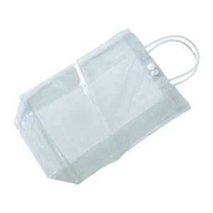 Transparent PVC Carry Bag (1 Pc, 22 x 16 Cm)
