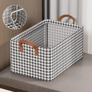 Foldable Fabric Storage Box with Handles (47 × 28 cm)