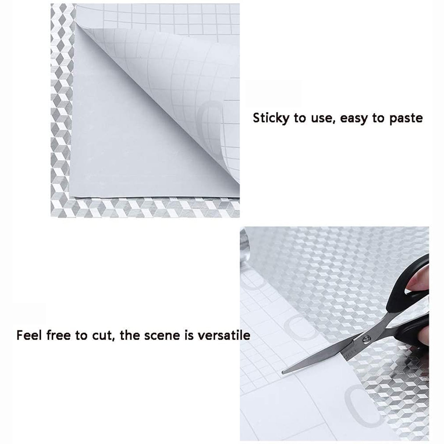 2 Meter Aluminium Foil Sticker used in all kitchen purposes