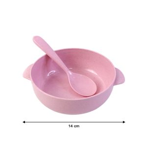 Premium Kids Feeding Bowl with Spoon (1 Set, 240ML)