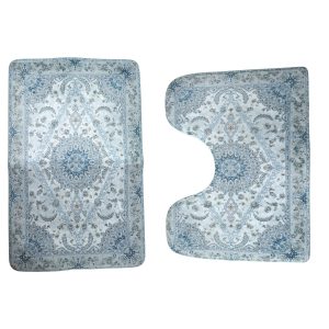 2 In 1 Designer Bathroom Mat Set