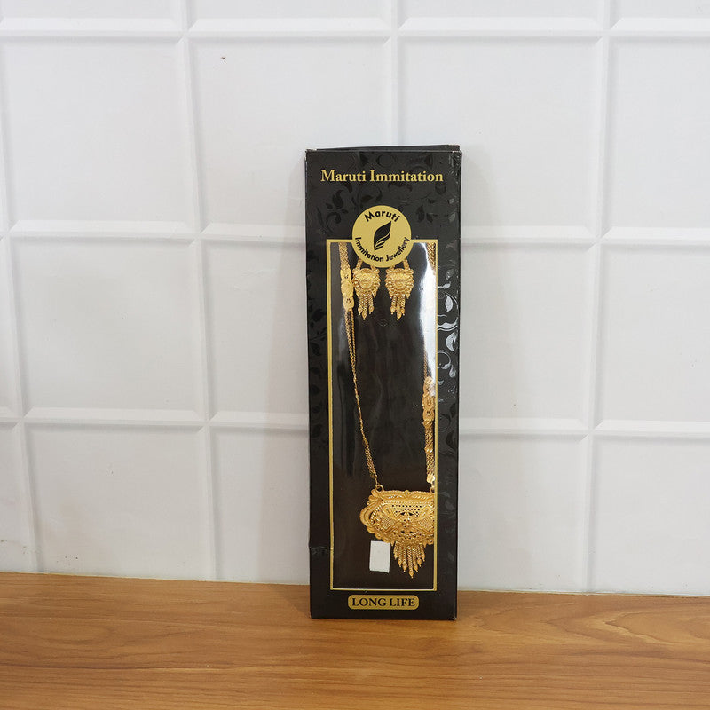 Designer Maharashtrian Mangalsutra Set – Elegant Pendant with Matching Earrings