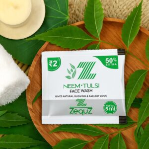 Zequz Neem & Tulsi Herbal Face Wash Sachet (5 ML / 1 Pc)