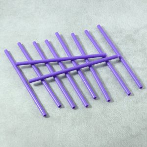 Reusable Plastic Drinking Straws Pack of 10