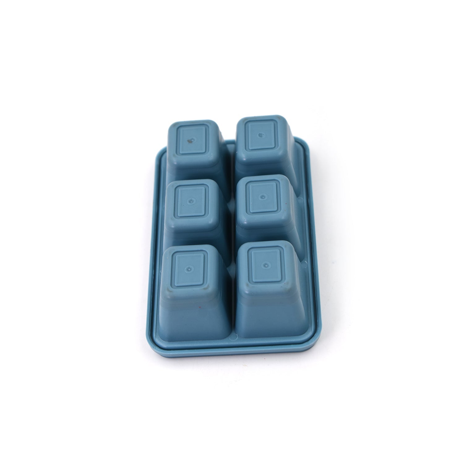 6 Grid Silicone Ice Tray Used In All Kinds Of Places Like Household Kitchens (1 Pc)
