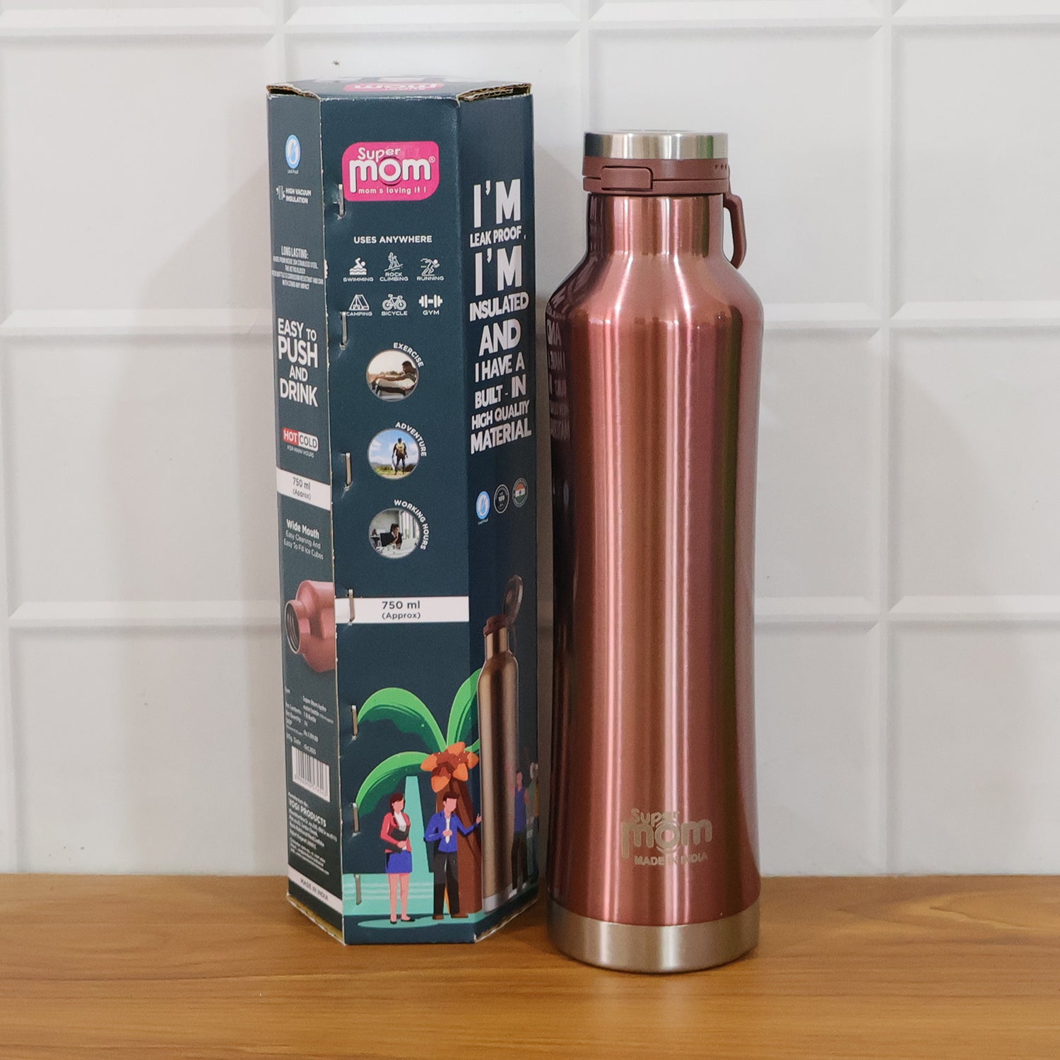 Supermom Hydro Water Bottle 750 ML Approx - Image 8