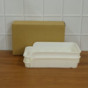 Plastic Egg Storage Tray Holder Set (2 Pc Set)