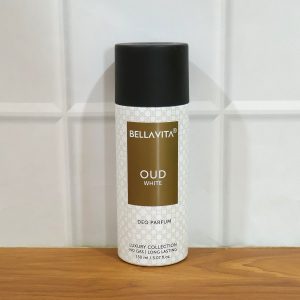 Bellavita Oud White Deo Perfume Body Spray for Men & Women 150 ML
