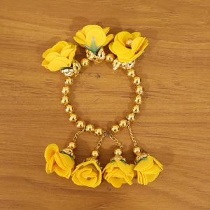 Traditional Pooja Wrist Ornament Haldi Kada Bracelet (1 Pc)