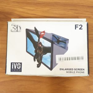 3D Mobile Screen Magnifier with Stand for Smartphone (1 Pc)