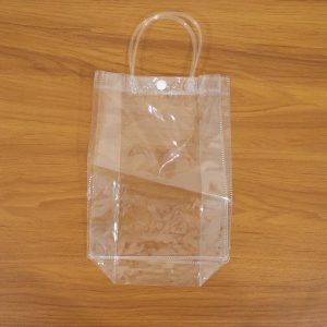 Transparent PVC Carry Bag (1 Pc, 22 x 16 Cm)