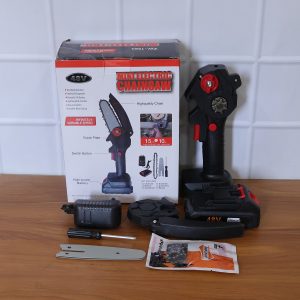 Mini Electric Cordless Chainsaw (1 Set, 48V, 24 Cm Long)