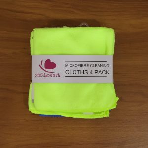 Multipurpose Microfiber Dust Cleaning Cloth (4 Pc Set)