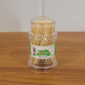 Premium Wooden Toothpick Jar Pack (1 Set)