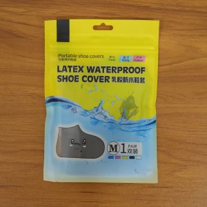 Portable Waterproof Latex Silicone Shoe Cover (1 Pair, Medium)
